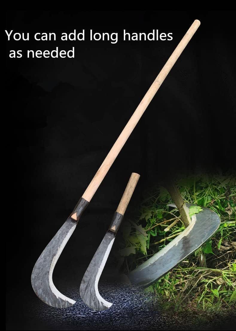ETZOOEUU Machete Billhook Sickle Knife for Yard Work Machete for Cutting Trees Machetes Sickle Heavy Duty Machete for clearing Brush Garden Tools AxeConstruction Blade Outdoor…… - Image 5